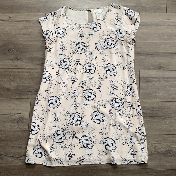 Kenar - Pale Pink Floral Dress (Size 8) - Picture 1 of 5